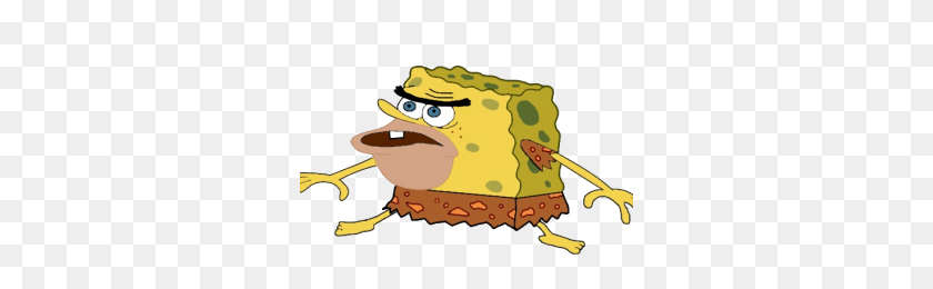 300x200 Spongebob Caveman Meme Png Png Image - Spongebob Meme PNG