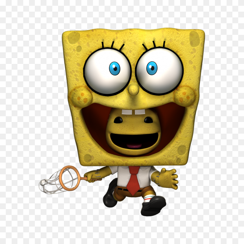 1024x1024 Spongebob Costumes Coming To Littlebigplanet Goingsony - Spongebob Meme PNG