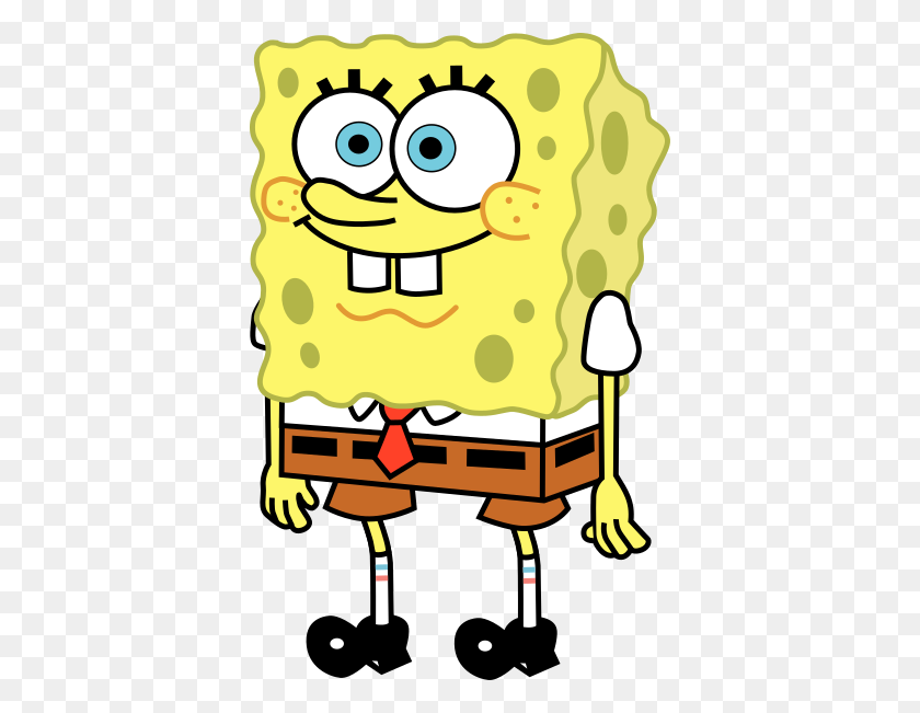 384x591 Spongebob Squarepants Clip Art - Sponge Bob Square Pants Clipart