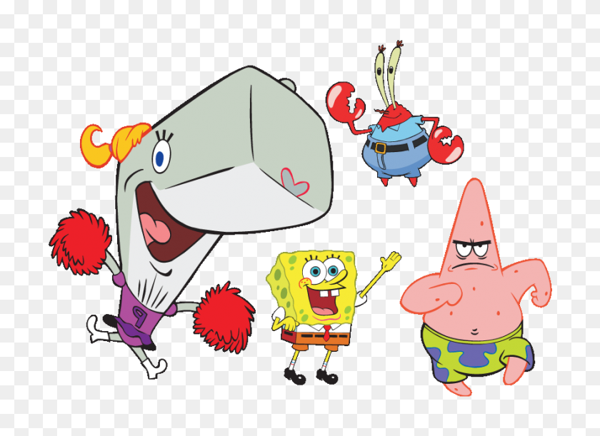 885x626 Spongebob Squarepants Clip Art Free - Free Rosh Hashanah Clipart