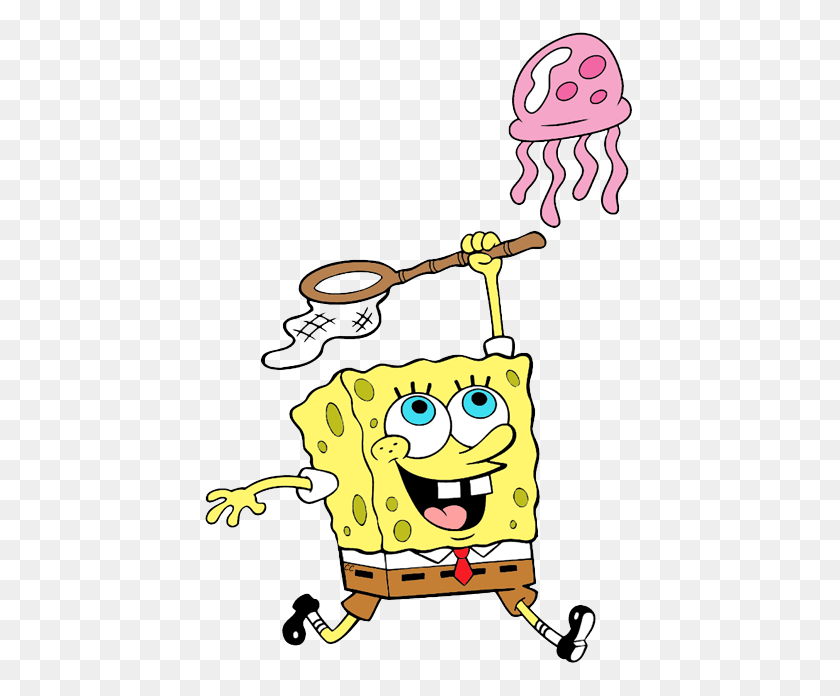 434x636 Spongebob Squarepants Clipart - Spongebob Clipart