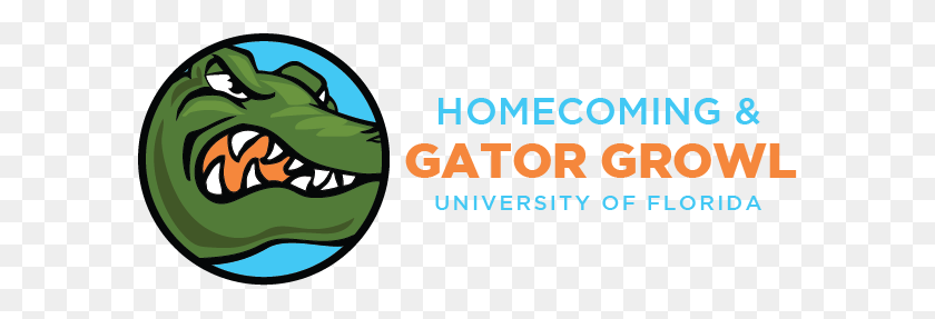 592x227 Спонсор Uf Homecoming Gator Growl - Клипарт Университета Флориды