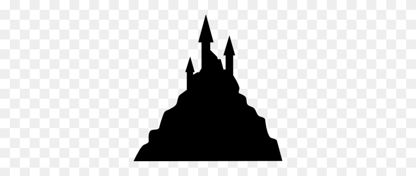 300x297 Spooky Castle Silhouette Clip Art - Spooky Clipart
