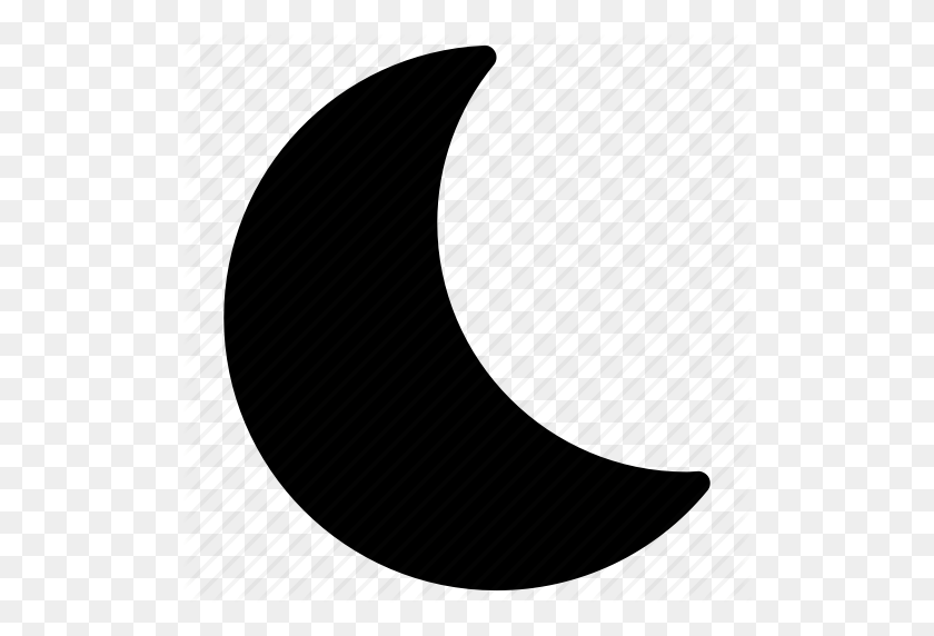 512x512 Spooky Clipart Crescent Moon - Crescent Clipart