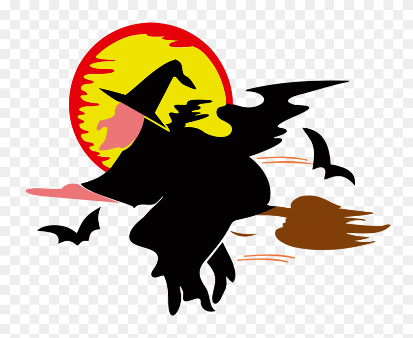 958x772 Spooky Clipart Witch, Spooky Witch Transparent Free For Download - Spooky Clipart