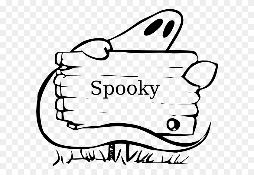600x519 Spooky Ghost Clip Art - Ghost Clipart PNG