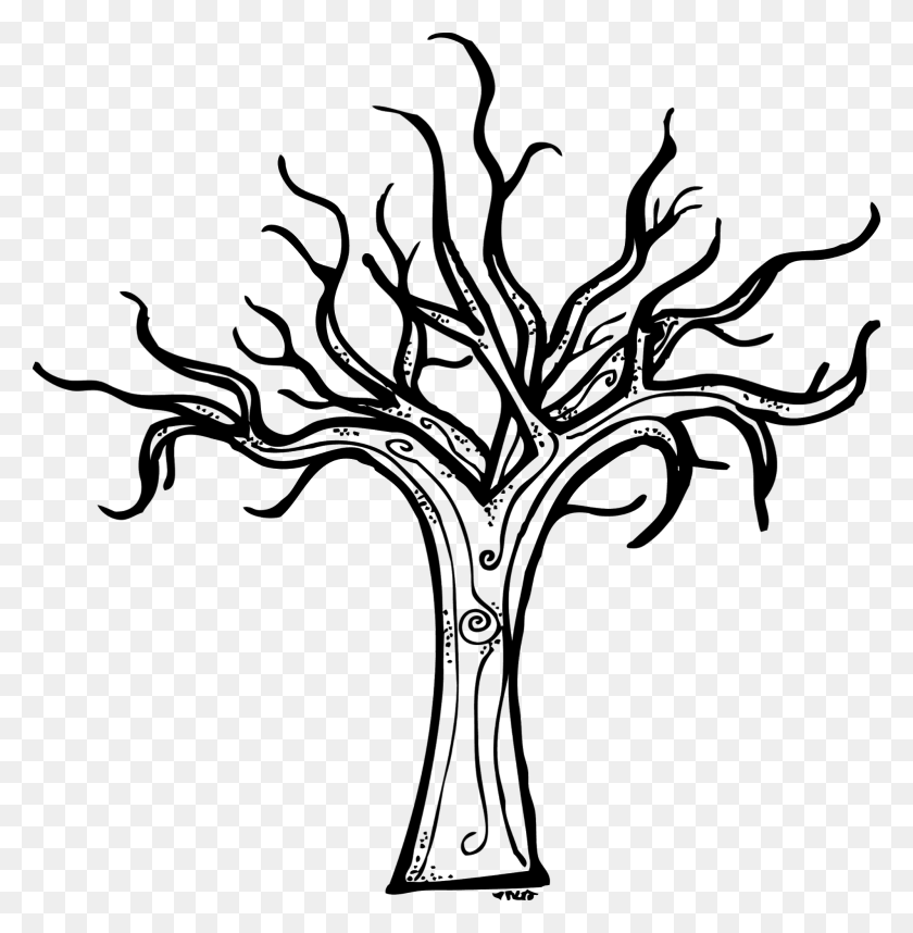 1563x1600 Spooky Tree Clipart - Scary Ghost Clipart