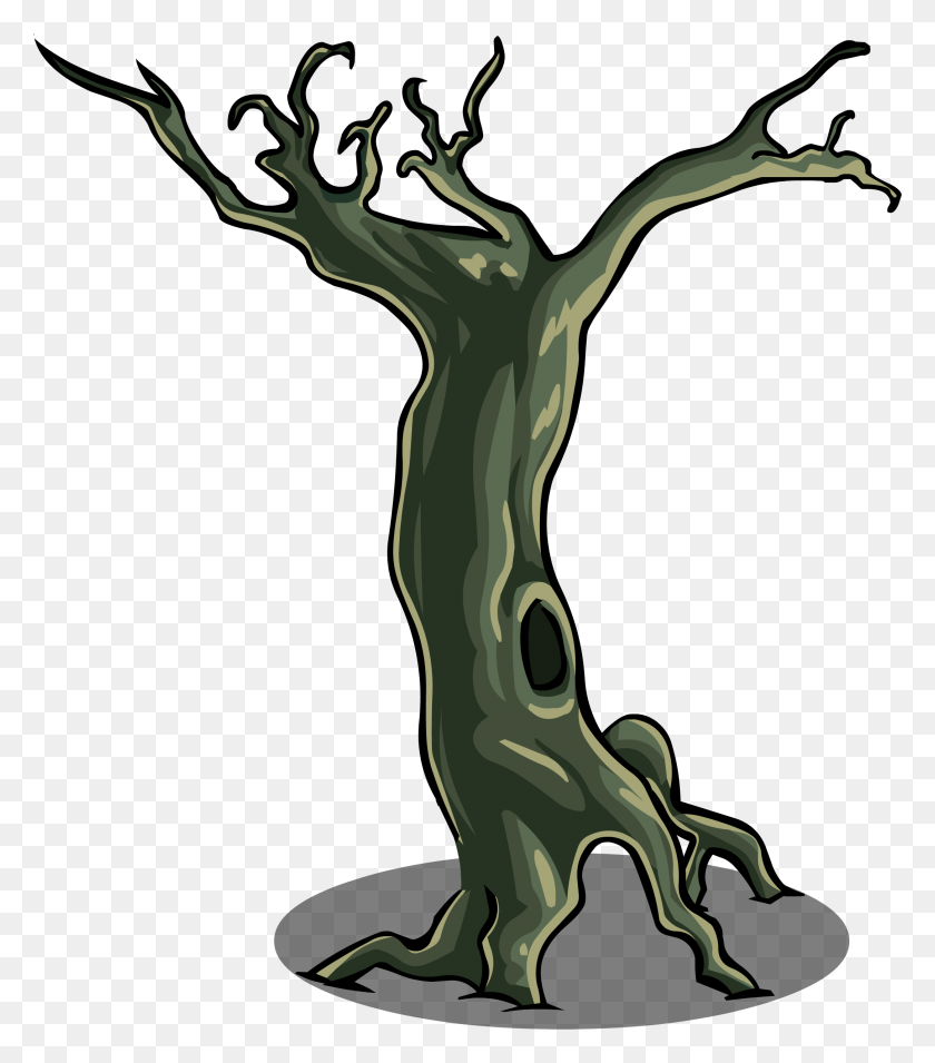 2174x2496 Spooky Tree Club Penguin Wiki Fandom Powered - Creepy Tree PNG
