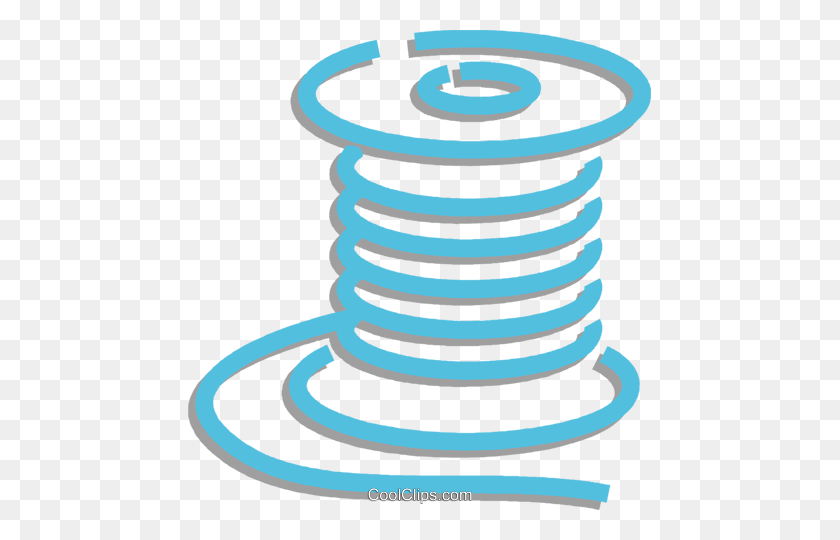 463x480 Spool Of Cable Royalty Free Vector Clip Art Illustration - Cable Clipart