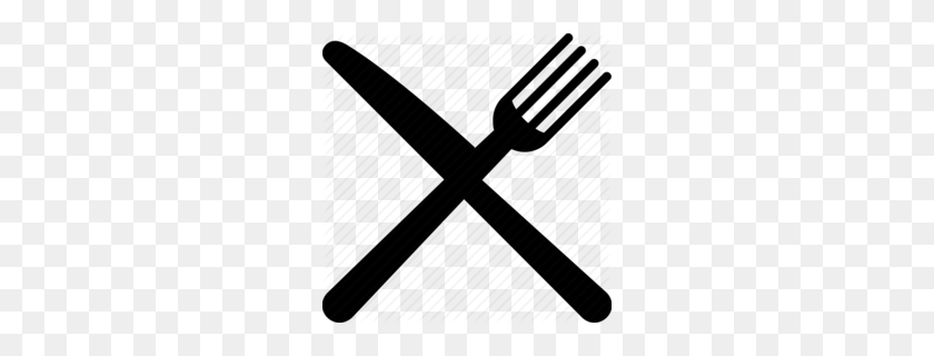260x260 Spoon And Fork Black And White Clipart - Beer Tap Clipart