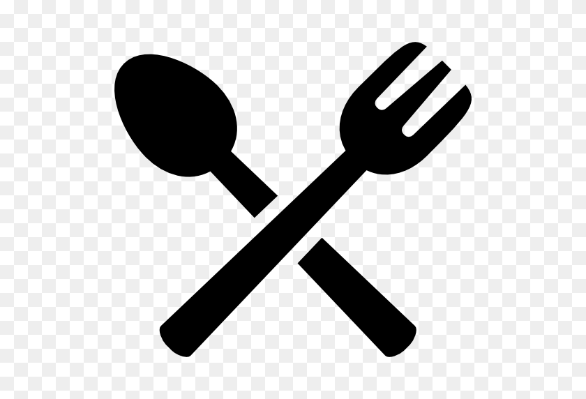512x512 Spoon And Fork Crossed - Fork PNG