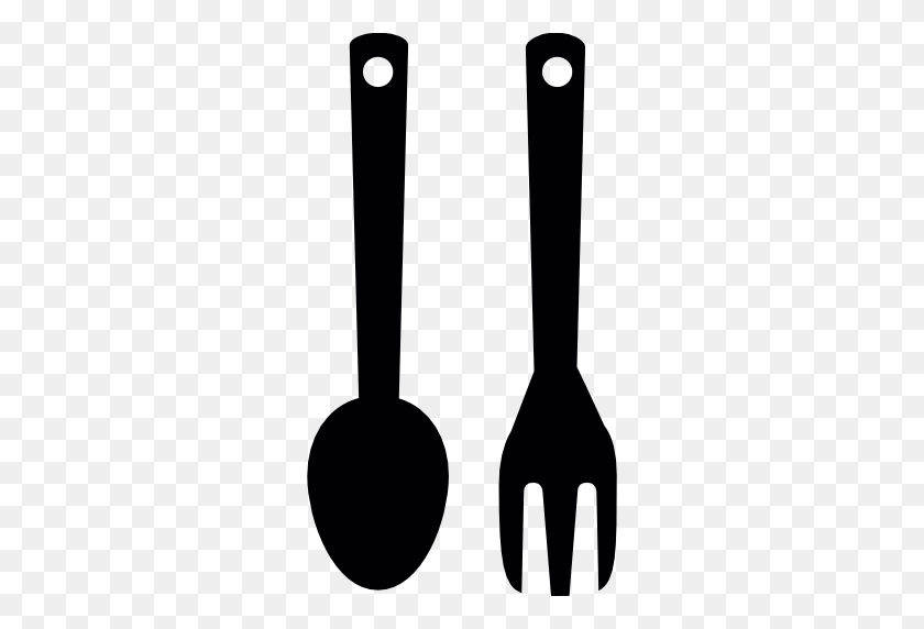 512x512 Spoon And Fork Upside Down - Spoon PNG