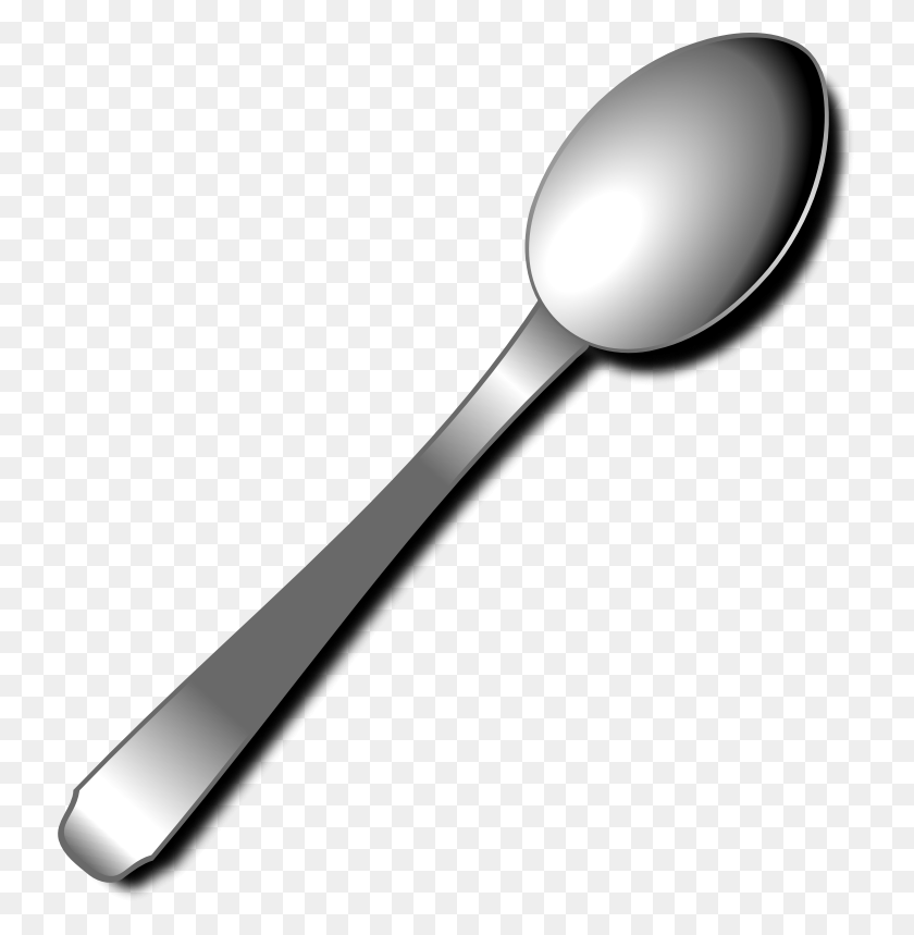733x799 Spoon Clipart Black And White Clip Art Images - Fork Clipart