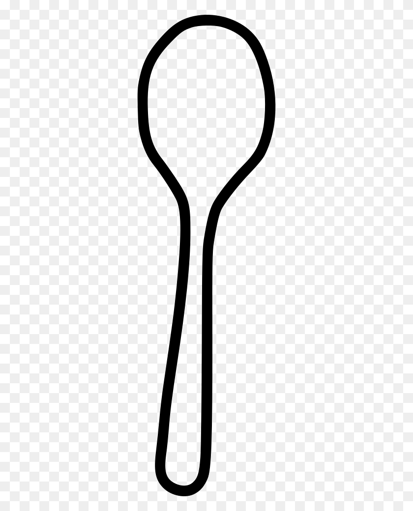 282x980 Spoon Eat Tableware Tablespoon Png Icon Free Download - Spoon PNG