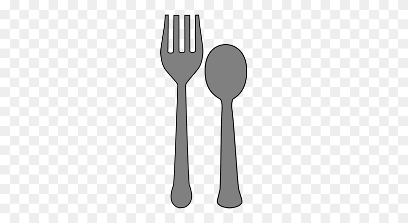 179x400 Spoon Fork Clipart Clip Art Images - Fork Knife Clipart