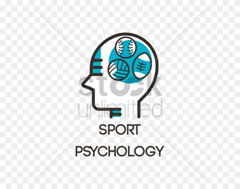 600x600 La Psicología Del Deporte Icono De Imagen Vectorial - La Fisiología De Imágenes Prediseñadas