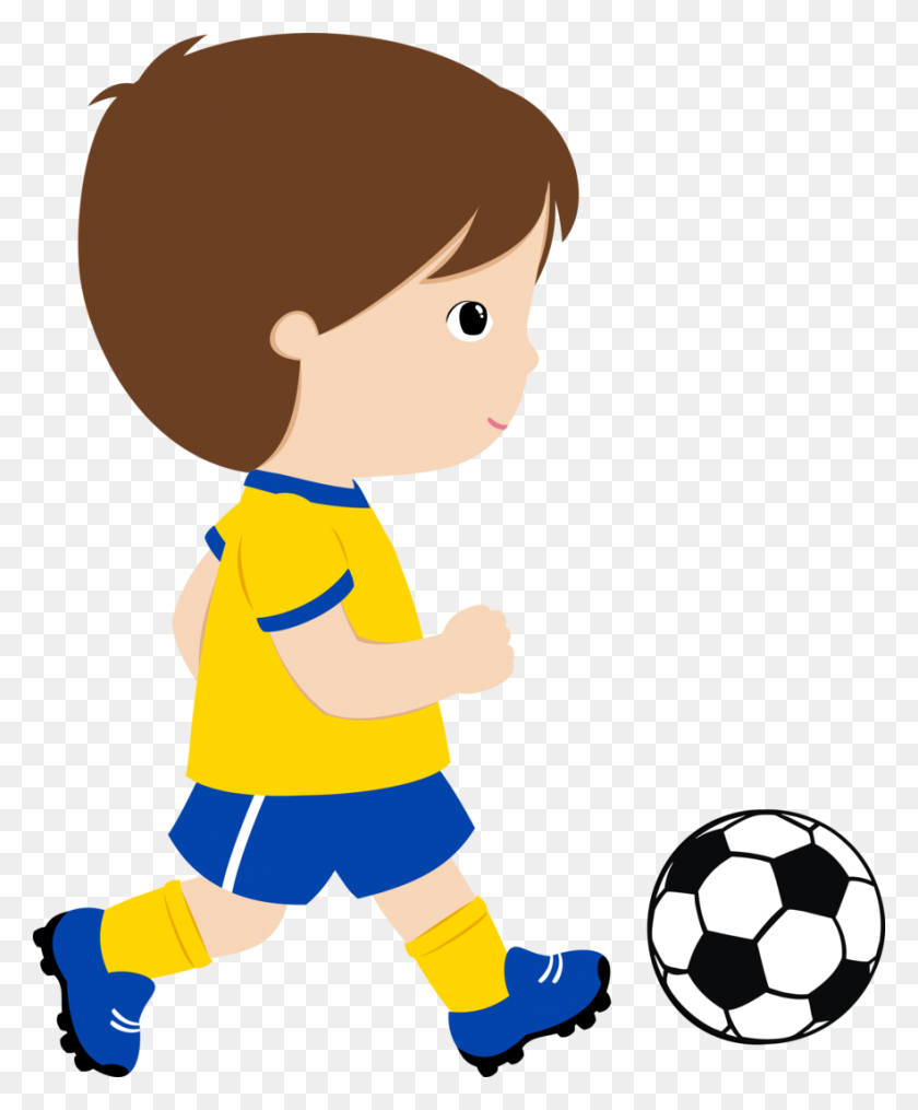 882x1080 Sports Baby Boy Clip Art, Felt Quiet - Soccer Player PNG
