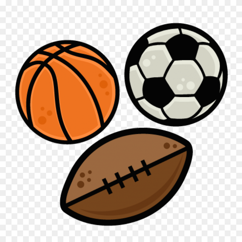 1024x1024 Sports Balls Clip Art Free Clipart Download - Sports Equipment Clipart