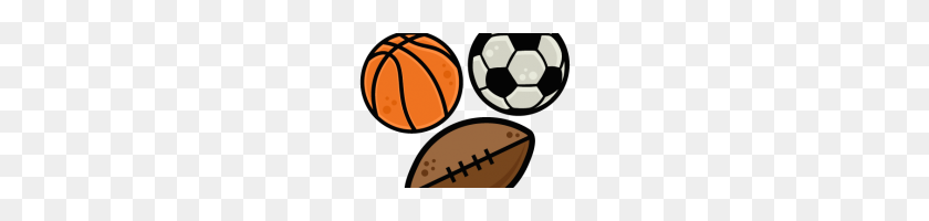 200x140 Sports Balls Clip Art Free Sports Clipart For Parties Crafts - Science Project Clipart
