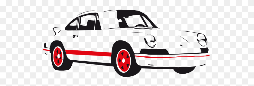 555x225 Sports Car Clipart Black And White - Sports Car Clipart Black And White