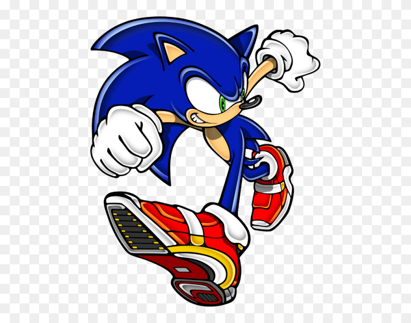 475x600 Sports Figures Sonic - Sonic Adventure PNG