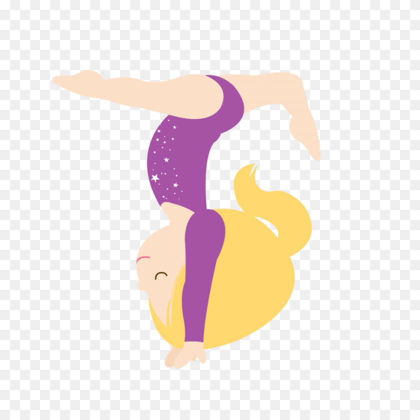 900x900 Sports Gymnastics Party Gymnastics - Tumbling Clip Art
