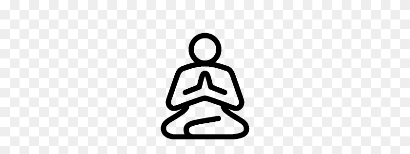 256x256 Sports Meditation Guru Icon Ios Iconset - Meditation PNG