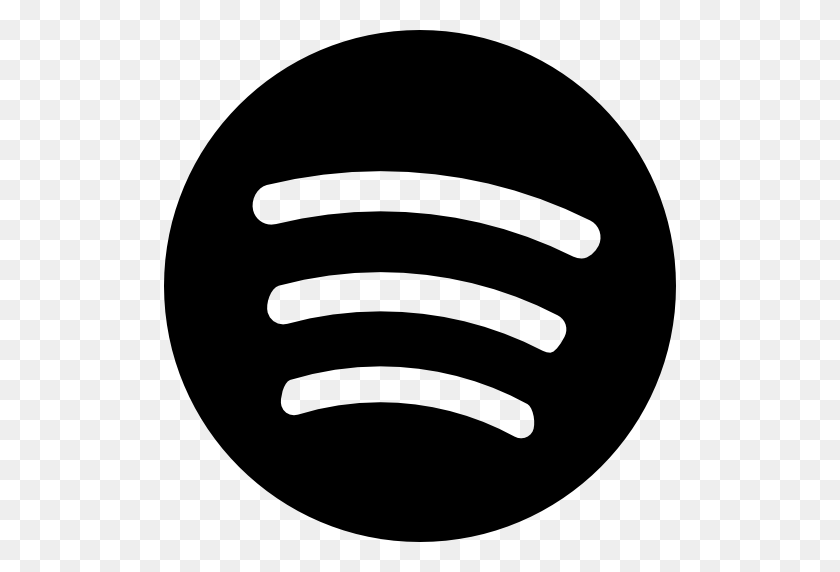 Spotify logo png white transparent background - pickspolew