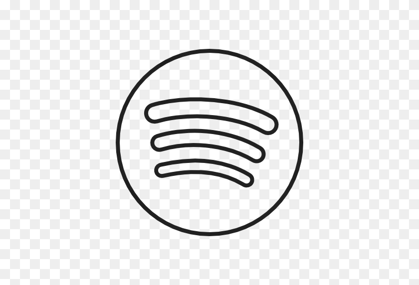 Spotify Icon Free Of Social Media Logos Ii Linear Black Logo Spotify Png Stunning Free Transparent Png Clipart Images Free Download