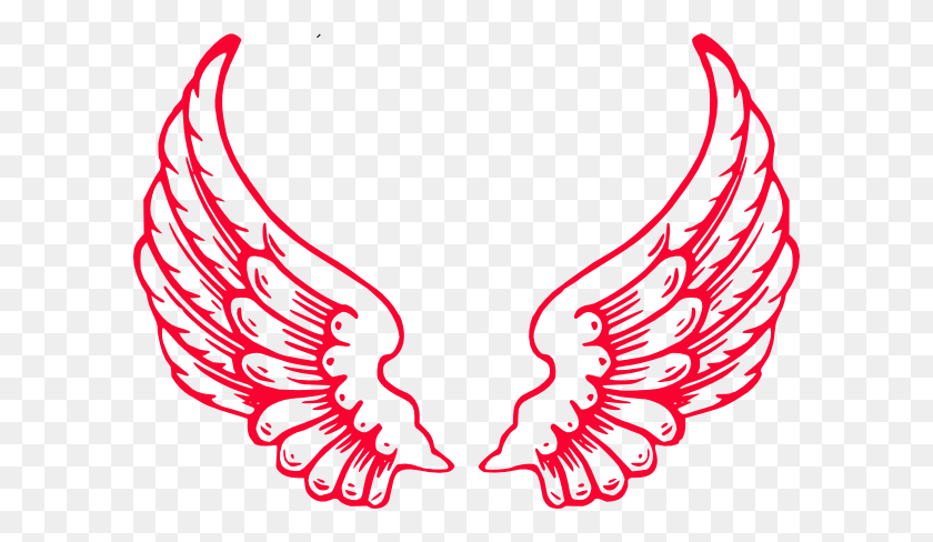 600x428 Spread Angel Wings Clipart - Spread Eagle Clipart