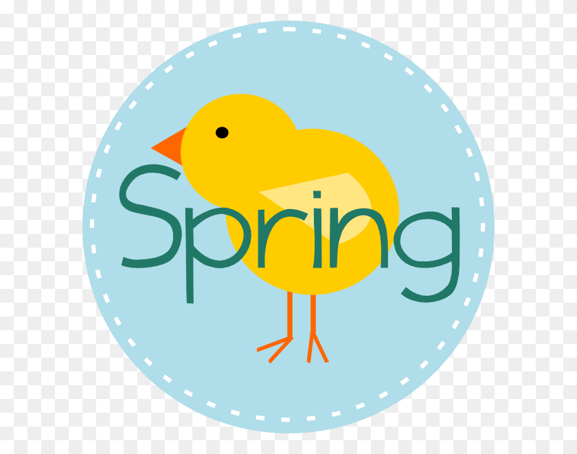 600x600 Spring Clip Art March - Spring Is In The Air Clipart