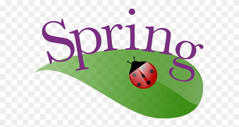 600x386 Spring Clipart Ladybug - Free Ladybug Clipart