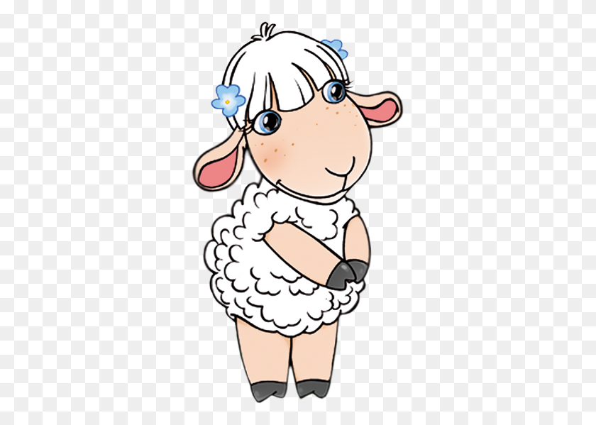 300x539 Spring Fairy Tail Story - Baby Farm Animals Clipart