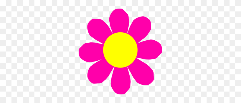 291x300 Clipart De Flores De Primavera - Simple Rose Clipart