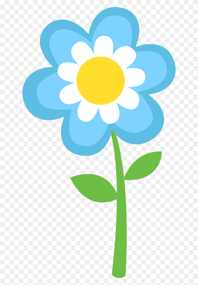 650x1147 Spring Flower Clipart Clipart Flores, Dibujos - Spring Animals Clipart