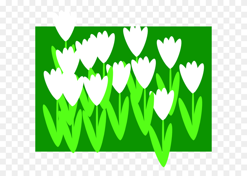600x539 Spring Flowers Clip Art Free Vector - Spring Background Clipart