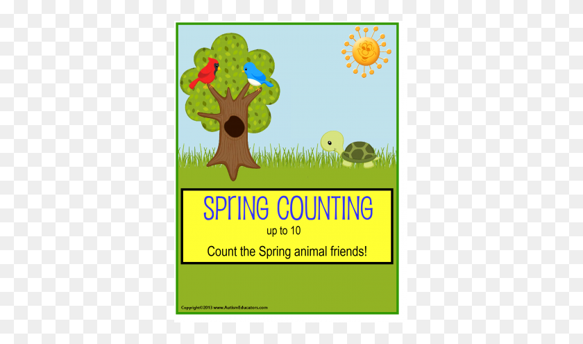 435x435 Spring Folder Activities Count To For Kindergarten, Pre K - Count To 10 Clipart