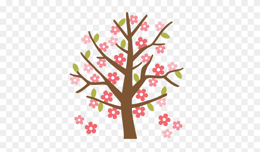 432x432 Spring Tree Cutting For Scrapbooking Cut It Out - Spring Tree Clipart