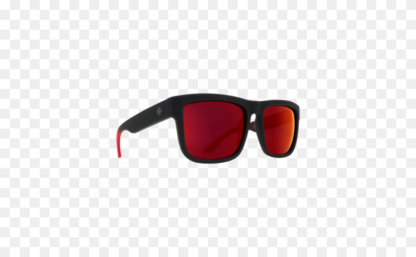 460x460 Spy Discord Soft Matte Black Red Fade Happy Gray Green Sunglasses - Black Fade PNG