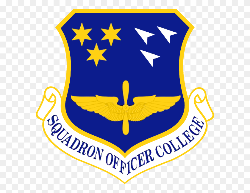 600x590 Escuadrón De Oficiales De La Universidad - Emblema De La Fuerza Aérea Clipart