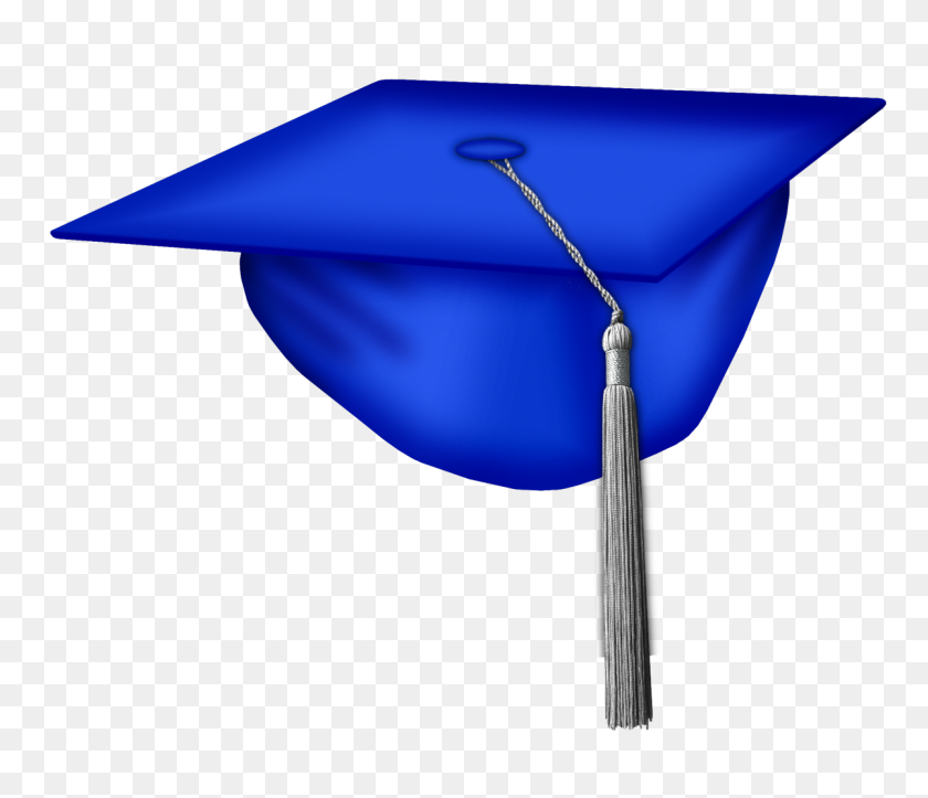 1200x1021 Gorra Académica Cuadrada Ceremonia De Graduación Azul Clipart - Gorro De Graduación Png Clipart