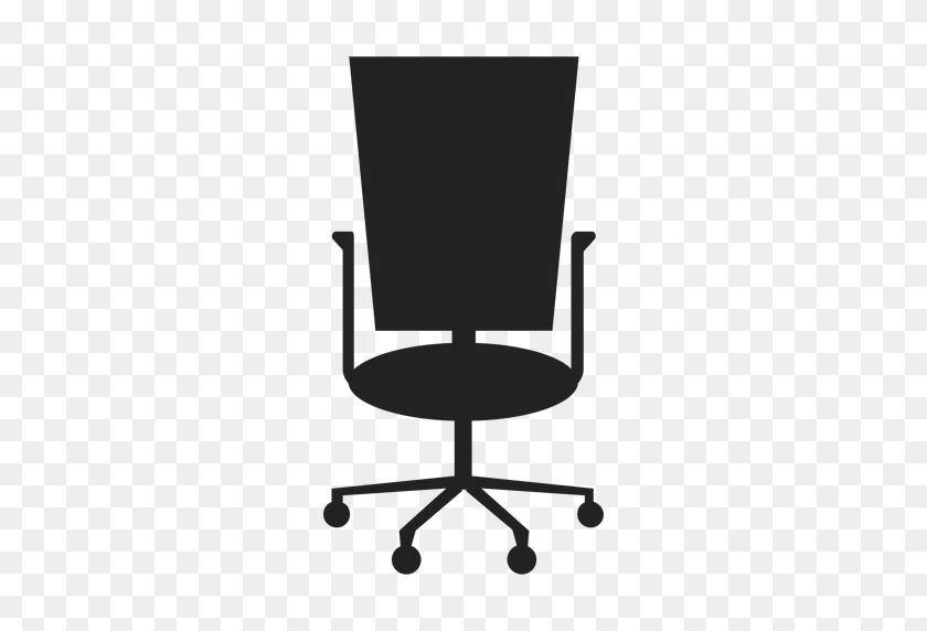 512x512 Square Back Office Chair Icon - Office Chair PNG