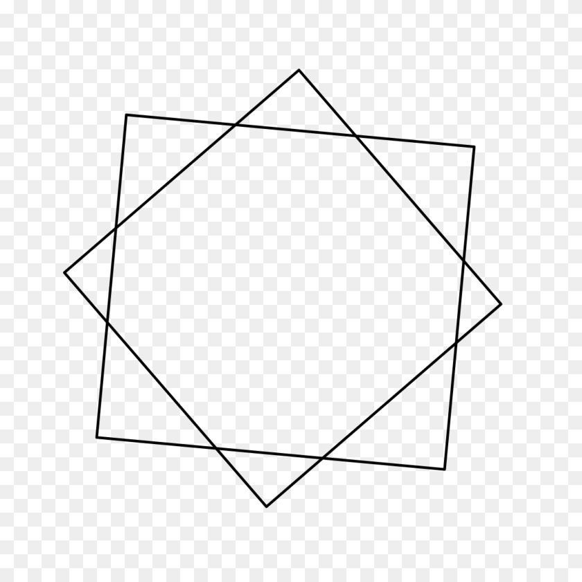 1024x1024 Square Black Edit Tumblr Png Sticker Pngedit Geometric - Black Square PNG