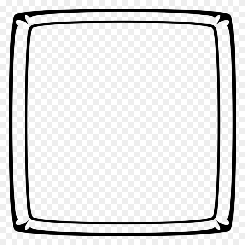894x894 Square Frame Png - Square Picture Frame PNG