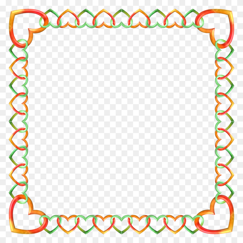 1024x1024 Square Frame Tropical - Square Picture Frame PNG