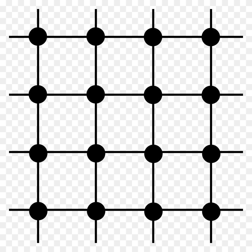 2000x2000 Square Grid Graph - White Grid PNG