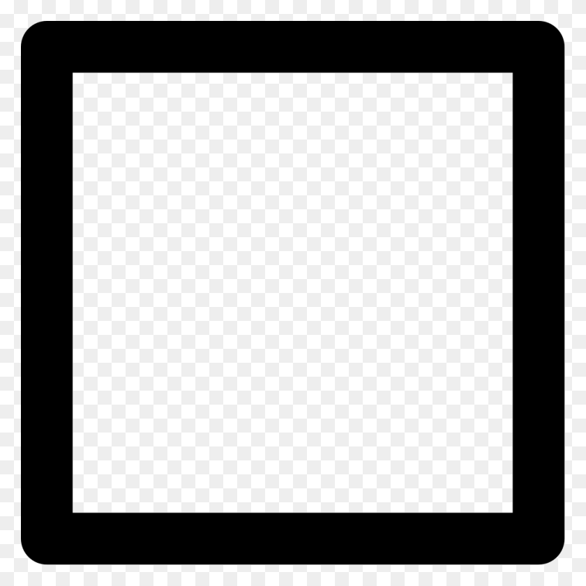 981x981 Square Outline Shape Png Icon Free Download - Square Outline PNG