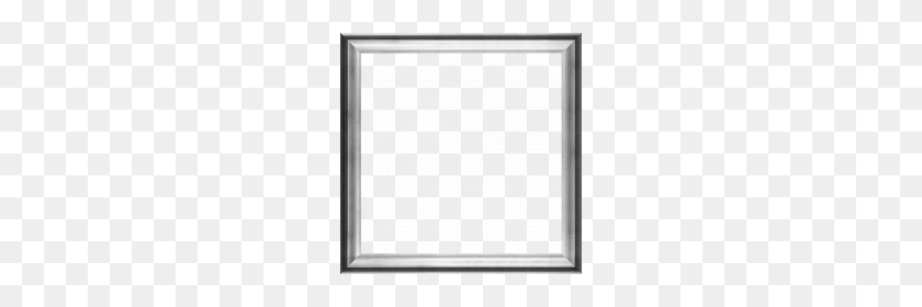 220x220 Square X - Silver Frame PNG