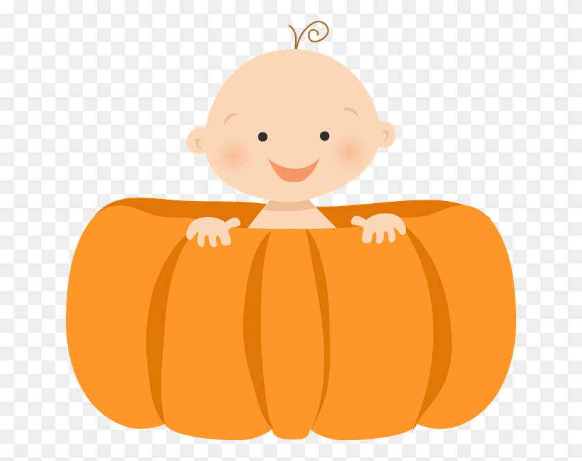650x605 Squash Clipart Baby - Baby Pumpkin Clipart