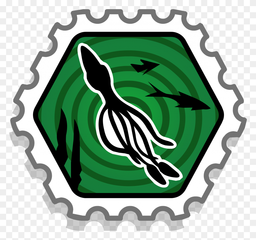 2448x2279 Squid Spotter Stamp Club Penguin Wiki Fandom Powered - Giant Squid Clipart